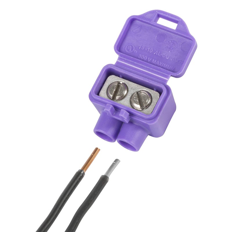 King Innovation موصل الأسلاك King Innovation 95015 AlumiConn، 10 حزمة، بنفسجي، عدد - Image 4